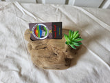 Driftwood card holder